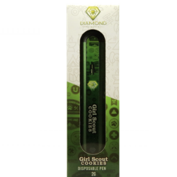 Diamond Concentrates 2 Gram Disposable (Distillate) – Girl Scout Cookies (Indica Dominant Hybrid)